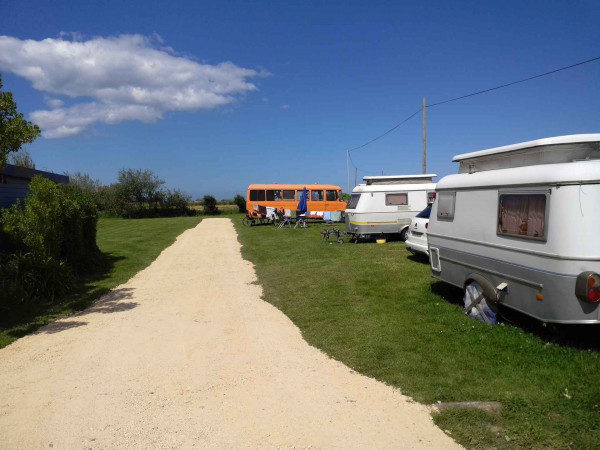 Emplacement caravane camping bord mer Gatteville-le-Phare